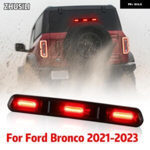 1X LED サード ブレーキライト フォード ブロンコ 2021 - 23 ハイ マウント ライト サードブレーキランプ リアストップライト テールランプ - 1pcs