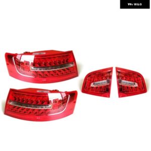 車用LED テールライト アウディ A6 C6 S6 クワトロ RS6 サルーンセダン 2009-2011 ウィンカー ブレーキ リアランプ 4F5945095J 4F5945096J - 2pcs　Right　lgiht