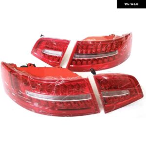 車用LED テールライト アウディ A6 C6 S6 クワトロ RS6 サルーンセダン 2009-2011 ウィンカー ブレーキ リアランプ 4F5945095J 4F5945096J - Left　outer
