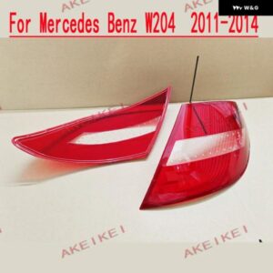 車用 リア テールライト レンズ メルセデス ベンツ W204 C180 C200 C220 C260 C280 2011-2014 フォグランプ テールストップ シグナルランプ カバー シェル - 2pcs　pair　light