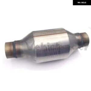 2インチ/2.5インチ 400 CPSI ハイフローレーシング EURO 1 汎用 触媒コンバーター セラミック基板付き 触媒長さ 25.8CM - 2.5　inch