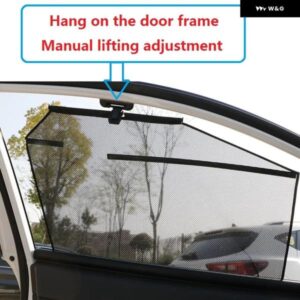 車用サイドウィンドウサンシェード 汎用 自動格納式パラソル カーウィンドウサンシェード サンブロック 窓 - Front　right　window