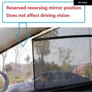車用サイドウィンドウサンシェード 汎用 自動格納式パラソル カーウィンドウサンシェード サンブロック 窓 - Front　left　window