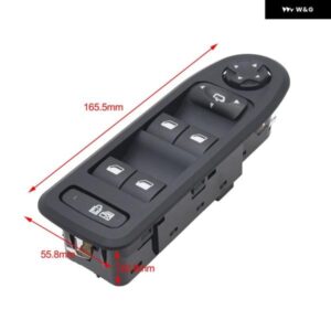 プジョー 308 508 2007-2013 シトロエン C5 オートウィンドウ コントロール スイッチ サイドミラー ボタン 98054508ZD 96659465ZD 98053439 - With　Folding