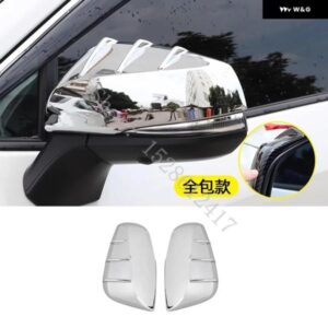 トヨタ RAV4 XA50 2020~2023 ABS サイドドア バックミラー カバー トリム カーアクセサリー - Bright　Black