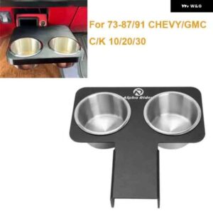 73-87/91 シボレー /GMC C/K 10/20/30 ピックアップ トラック オートマチックドリンク/カップ ホルダー ブラック - 1　set