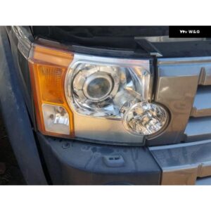ランドローバー ディスカバリー 3 LR3 2004 - 09 キセノン ヘッドライト 超高輝度 COB LED エンジェルアイ ハローリング - Cold　white