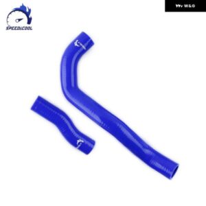 2000-2005 レクサス IS300 3.0L トヨタ アルテッツァ 2JZ-GE 2JZGE シリコン ラジエーター クーラント パイプ チューブ ホースキット - Matt　Black