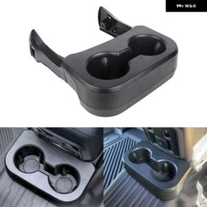 車用リアデュアルカップ ホルダー フォード ブロンコ 2021 - 23 2/4ドア リアドリンク ホルダー オーガナイザー アクセサリー - black