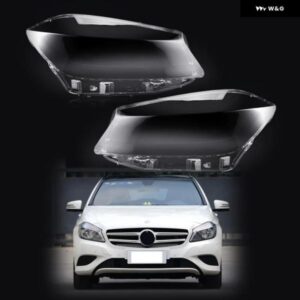メルセデス ベンツ A クラス W176 2012-2016 レンズ カバー カー ヘッドライト シェル A160 A180 A200 A250 A45 AMG - Left　side