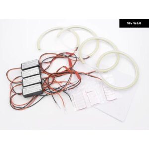 超高輝度 COB LED エンジェルアイキット ハローリング デイライト マツダ 3 BK 2003 - 08 - Cold　white