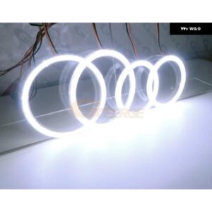 メルセデス ベンツ M クラス W166 ML 2011 - 15 超高輝度 COB LED エンジェルアイキット ハローリング - Cold　white