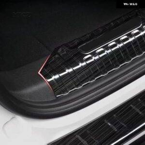 フォード エクスプローラー 2020- 2023 2024 ガード シル スカッフプレート ステンレス バック リア トランク シル スカッフプレート ペダルカバー - E　1pcs