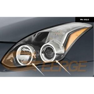 日産 アルティマクーペ L32 2010 - 13 超高輝度 COB LED エンジェルアイキット ハローリング - This　Headlight