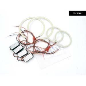 メルセデス ベンツ C クラス W204 2007 - 11 デイライト 超高輝度 COB LED エンジェルアイ ハローリング - Halogen　HD