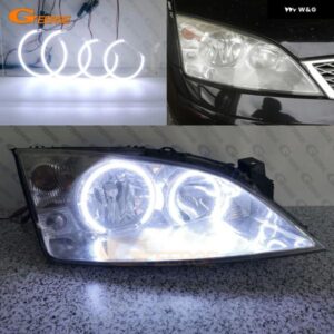 フォード モンデオ MK3 2000 - 07 超高輝度 COB LED エンジェルアイキット ハローリング デイライト