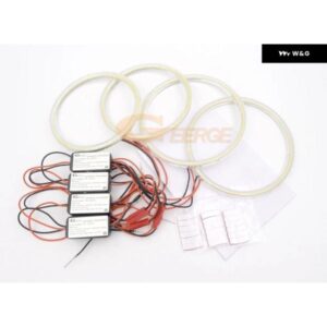 メルセデス ベンツ M クラス W164 ML 2005 - 11 超高輝度デイライト COB LED エンジェルアイキット ハローリング - pre facelift HD