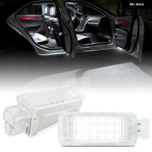 ポルシェ 987 ボクスター ケイマン 997 カレラ 955 957 カイエン GT3 9PA ホワイト LED カーテシードア フットウェル ラゲッジ トランク ライト 2個