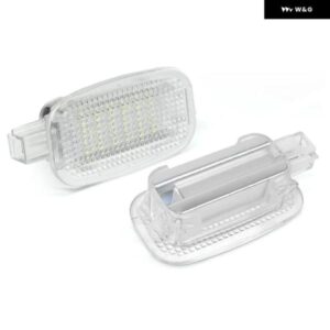 ベンツ W169 W204 W216 W212 C207 A207 W643 X204 W251 W221 R230 C197 ホワイト LED カーテシードア フットウェル ラゲッジ トランク ライト 2個 - 2Pcs　White　Light