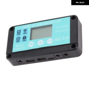 クイックインストール コントローラ ー ソーラー コントローラ ー コントローラ ー ソーラー コントローラ ー ブルー 10A 18V ABS+ 金属 - 50A