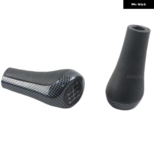 マニュアル 自動車 5 6速ギアスティック シフト ノブ シフター BMW 1 3 5 6ER E46 E53 E60 E61 E63 E81 E82 E83 E84 E87 E90 E91 E92 - Carbon　Look　5-Speed