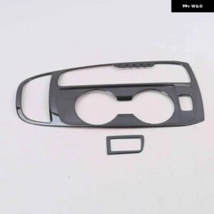 ステンレス カーギア パネル カップ フレーム トリム シボレー エクイノックス 2017 - 20 アクセサリーパーツ 自動車 - black