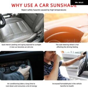 車用サンシェード 傘 車用 フロントガラス サンシェード 傘型サンシェード 車窓UVカット - TAI-ZL2
