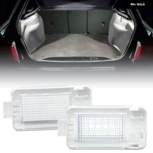 ボルボ C30 C70 S40 S60 S80 V50 V70 XC70 XC90 ホワイト LED ラゲッジ トランク ライト 交換用 OEM 30754448 2個