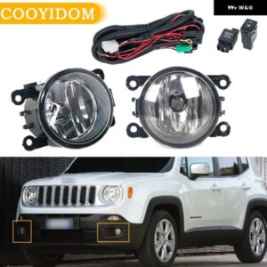 フォグライト ランプ JEEP RENEGADE 2015 - 18 ヘッドライト ハロゲン フォグランプ フォグライト