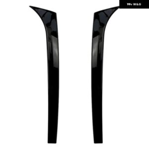 リアウィンドウサイドスポイラー トリム メルセデス ベンツ C クラス W204ヴァリアントワゴン2007-2014C200C260 - black
