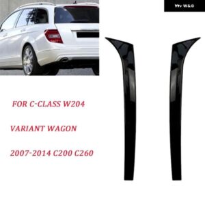 リアウィンドウサイドスポイラー トリム メルセデス ベンツ C クラス W204ヴァリアントワゴン2007-2014C200C260