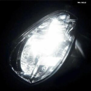 車用 キセノン ランプ ヘッドライト バルブ アクセサリー D2S HID IP68 LEDライト ロー/ハイビームペア パーツ 車両 12V ホワイト 6000K