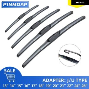 ワイパー ブレード 汎用 汎用 J Uフック 14インチ 16インチ 17インチ 18インチ 19インチ 20インチ 21インチ 22インチ 24インチ 26インチ フロントガラス 風