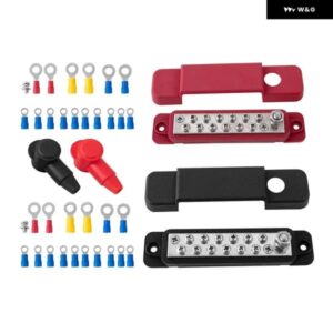 キャラバン ヨット バスバー 12ウェイ ターミナル配線列 8V150A バスバーワイヤターミナルブロックシースバスバー ハーネス 収納 ツールキット