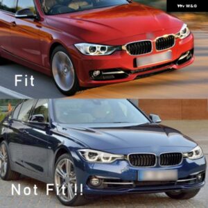 フロント バンパー フォグランプ グリル BMW 3シリーズ スポーツライン 320 325 328 330 F30 F31 2011 2012 2013-2015 バー ガーニッシュ - Right