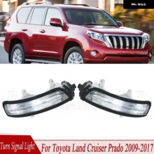 トヨタ ランドクルーザー プラド 2009-2016 2017 サイド バックミラー LED ウィンカーライト リピーターランプ 81730-60120 81740-60090