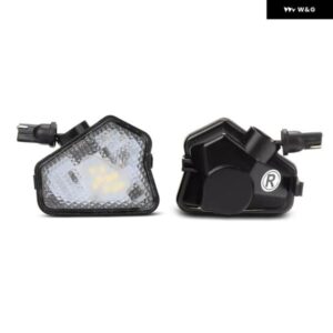 ベンツ W176 X156 W204 W212 W246 W117 W218 W219 W209 W221 C117 W242 ホワイト LED アンダーサイドミラー パドルライト 2個 - 2Pcs　White　Light