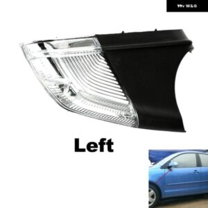車用LEDウィングミラー インジケーター ウィンカー インジケーター ランプ シュコダ オクタビア MK2 A5 2004-2008 1Z0949101C 1Z0949102C - Right　with　Left