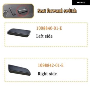シートフォワードスイッチ ボタン テスラ モデル3/Y 2021-2023 運転席側 助手席側 調整 コントロール スイッチノブ 1098842-01-E - For　Right　seat