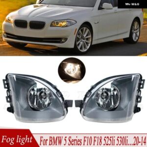 車用フロント バンパー フォグランプ BMW 5シリーズ F10 F18 520D 520I 523LI 525LI 530LI 2010-2014 電球 付き 63177216888 63177216888