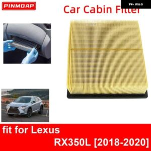 レクサス RX350L 2018-2020 カー エンジン キャビンエア フィルター オート フィルター カー エンジン ボンファイバー CA10755 17801-0P050 17801-0P051
