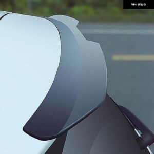 汎用 カースポイラー ウィング ポロ ゴルフ 4 ハッチバック 車両 リアルーフ トランク ダックテールリップ スタイリング 99CM ブラック アクセサリーパーツ - Glossy　Black