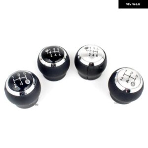トヨタ YARIS II 2 MK2 2005 - 11 カー スタイリング 5/6速ギアスティック シフト ノブ レベルレザー ブーツ - 6S　Black　Type1