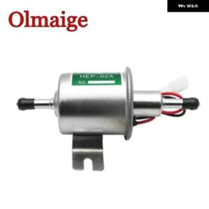 ディーゼル ガソリン ガソリン 12V 電動燃料 ポンプ HEP-02A 低圧燃料 ポンプ キャブレター オートバイ ATV - green