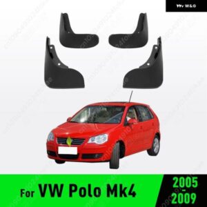 フォルクスワーゲン VW ポロ MK4 9N3 2005 - 09 フェンダー マッド フラップ スプラッシュガード マッドガード マッド フラップ カーアクセサリー