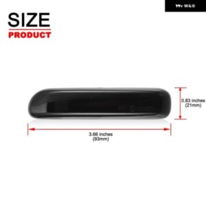 2個 BWM E46 3シリーズ セダン クーペ ツーリング カブリオレ コンパクト リムジン LED サイドマーカーランプ フェンダー ウィンカーライト - Smoked　Normal　Amber