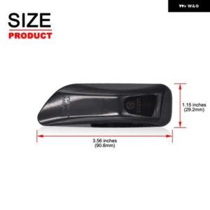 ボルボ S60 S80 V70 XC70 XC90 クリアスモークレンズ LED サイドマーカーランプ アンバー サイドフェンダー ウィンカーライト 2個 - Clear　Normal　Amber