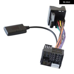 カー オーディオ BLUETOOTH 5.0 レシーバー AUX アダプタ プジョー シトロエン C2 C5 RD45 RD4 ラジオ モジュール BLUETOOTH AUX ケーブル - black