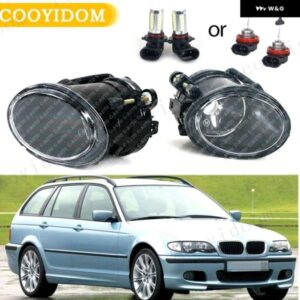 車用 バンパー フォグランプ フォグランプ フロント BMW E46 3シリーズ 2001-2005 M3 1999-2002 E39 M5 フォグランプ ハロゲンLED 電球 付き