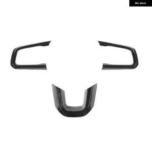 ジープ ラングラー JL グラディエーター JT 2018-24 ステアリングホイール 装飾 カバー アクセサリー カスタムパーツ アクセサリー 交換用 - black